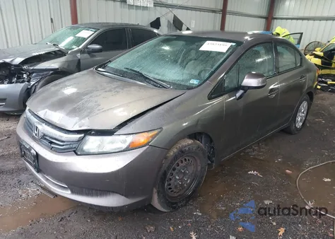 2012 Honda Civic Lx from USA, damaged, VIN 2HGFB2F51CH564860